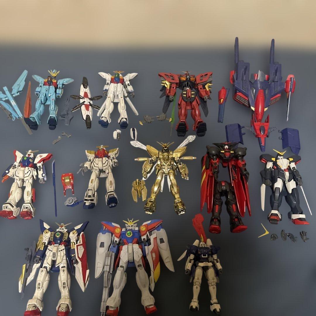 Gガンダム〜ガンダムX 1/100 プラモデル　ジャンク