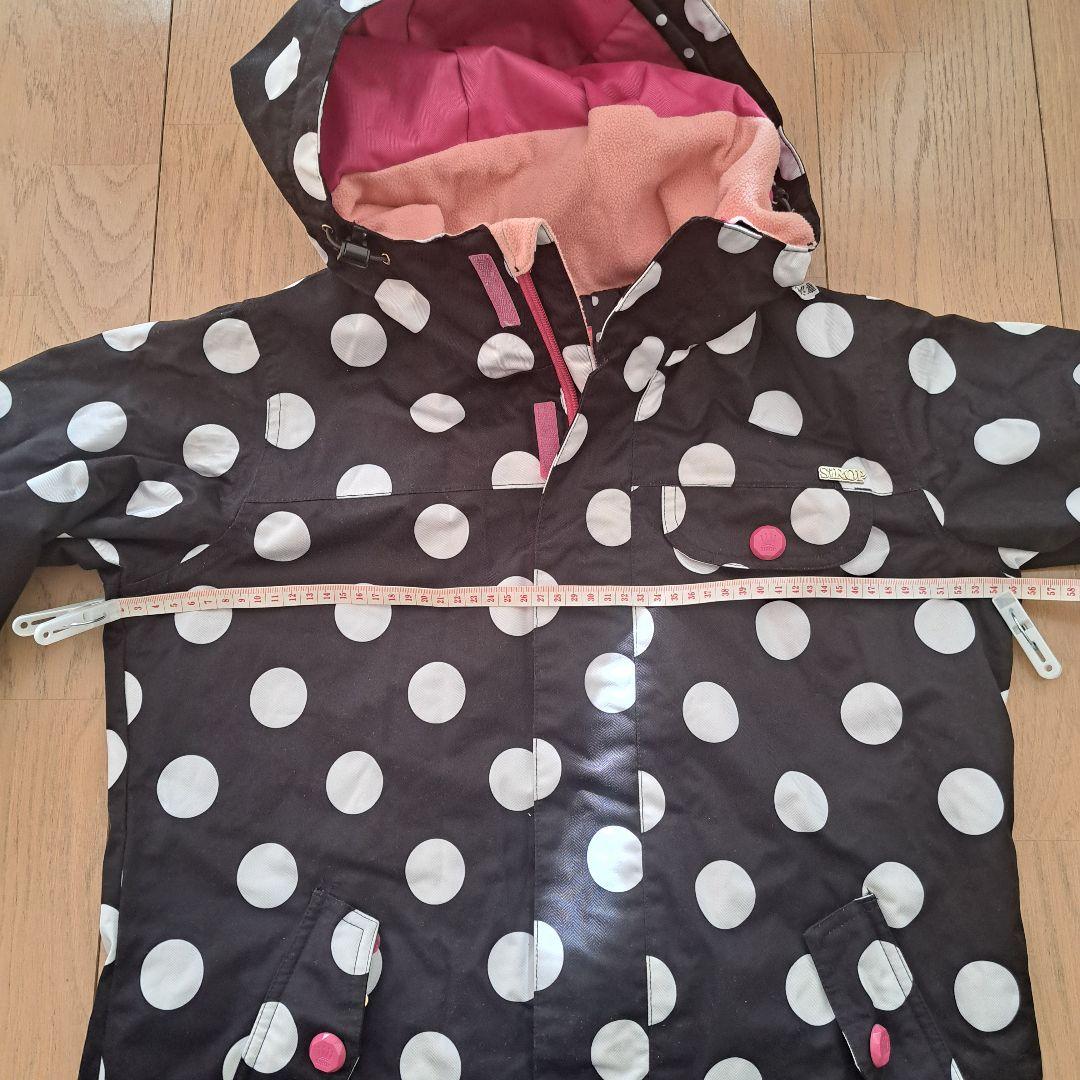 ★M★SiROP★スノーボードウェア★上下セット★黒×ピンク★水玉★レディース★