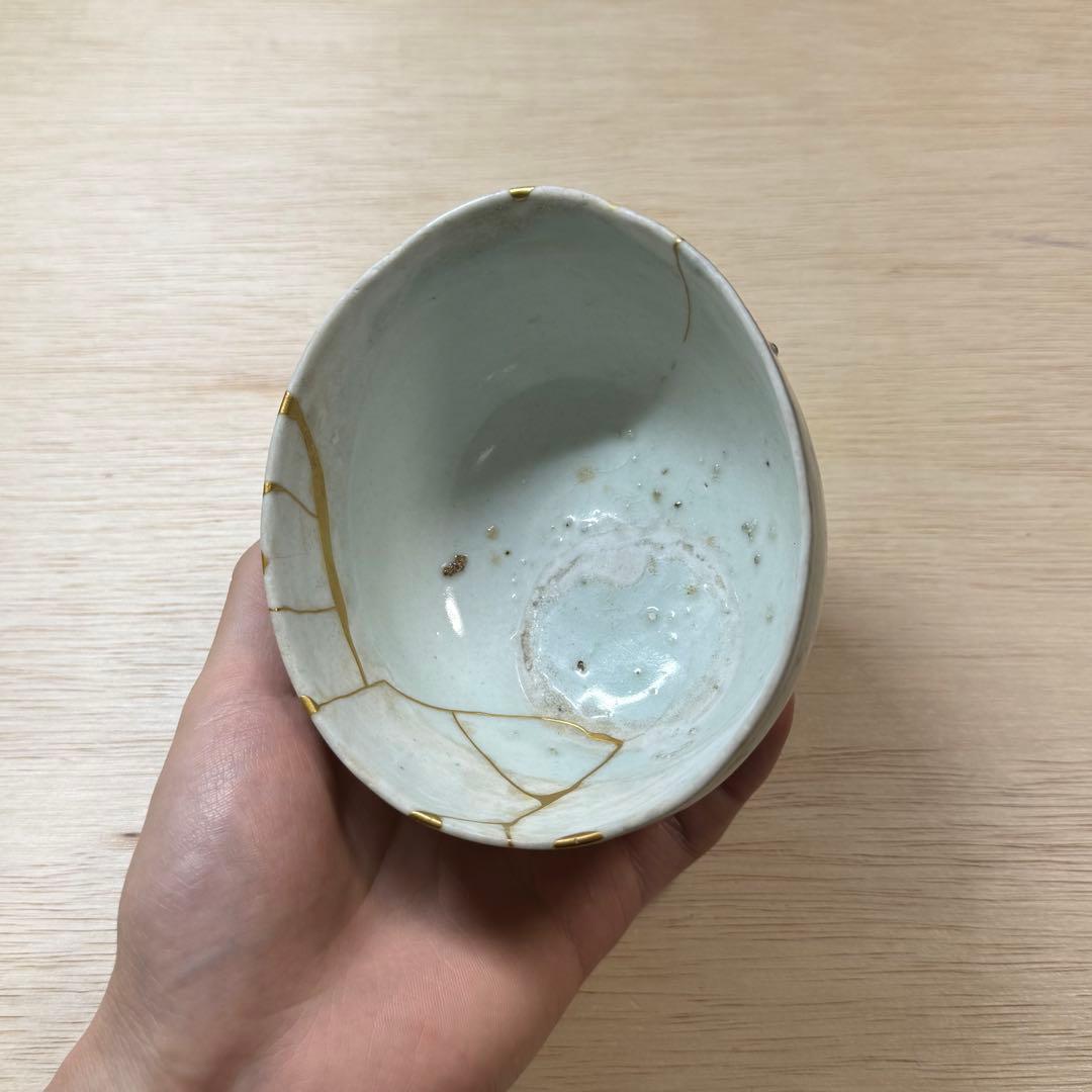 初期伊万里 染付 茶碗 江戸時代 金継ぎ 古唐津 古伊万里 古美術 骨董 陶片