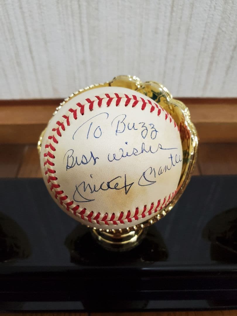 【超希少】★ミッキー・マントル直筆サインボール(ヤンキース)★