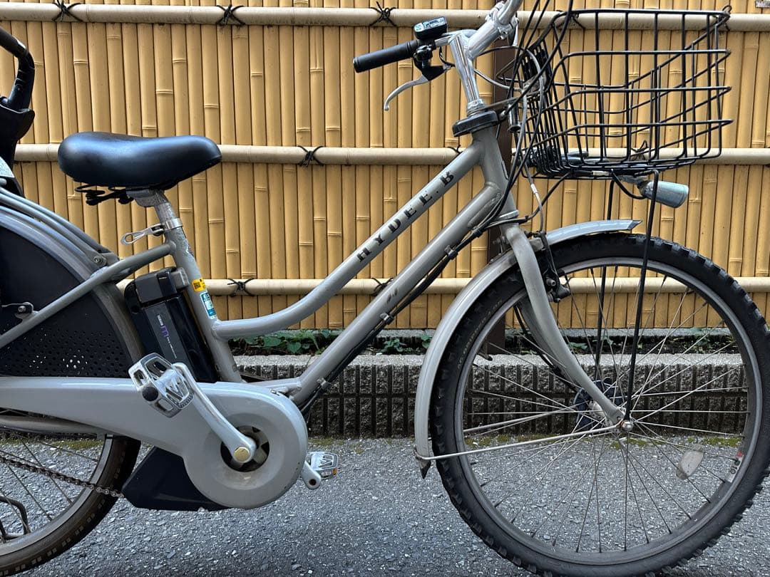 HYDEE b ブリヂストン電動アシスト自転車 チャイルドシート付き