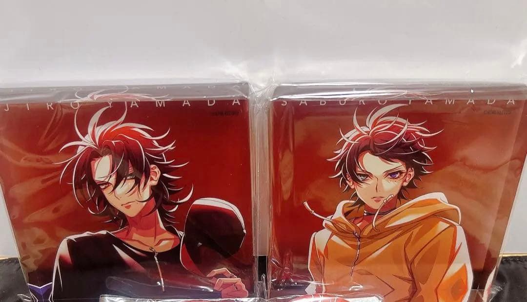 【新品】 ヒプマイ アクリルブロック&缶バッジ 二郎 三郎