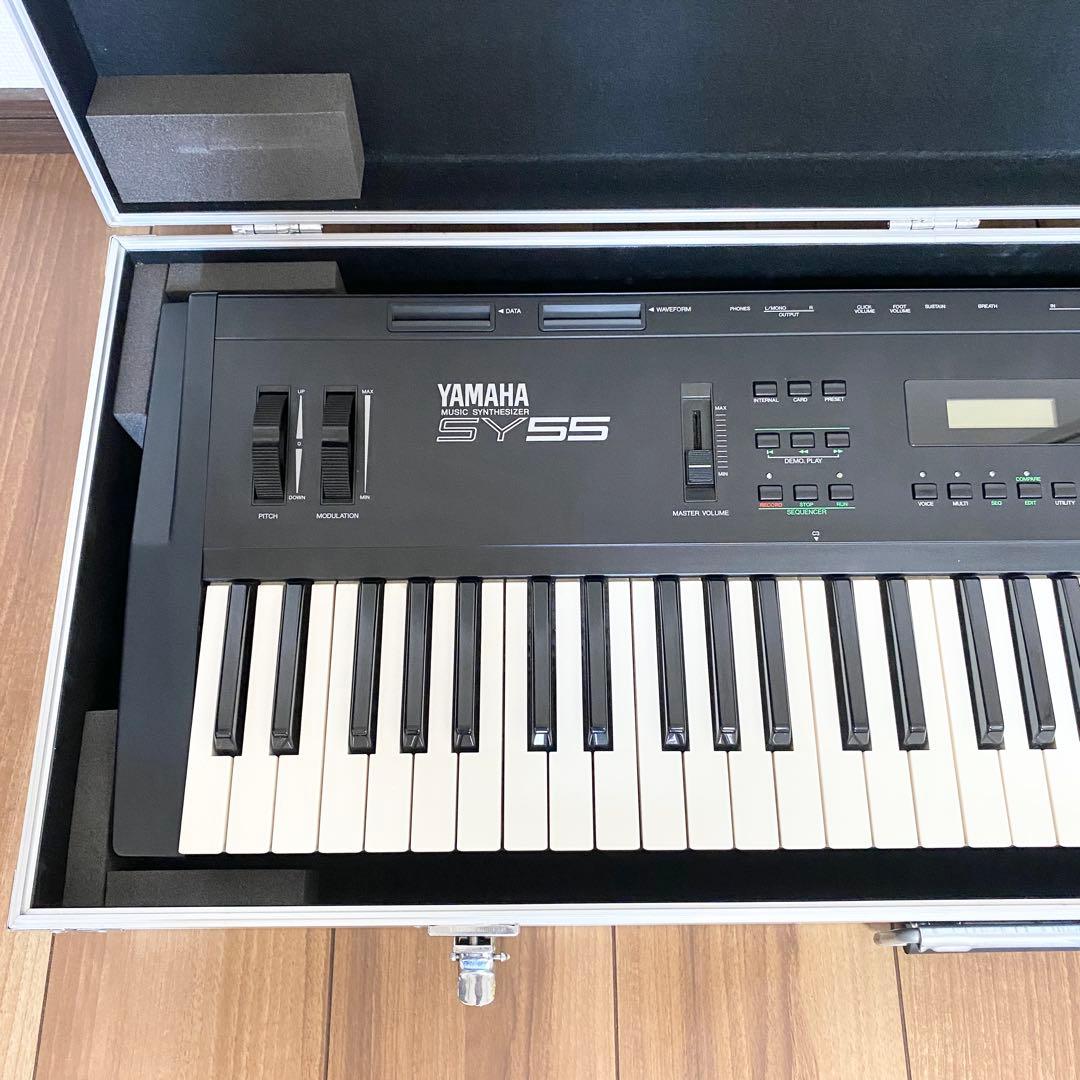 【Baskal 様】YAMAHA SY55 シンセサイザー 61鍵 ケース付