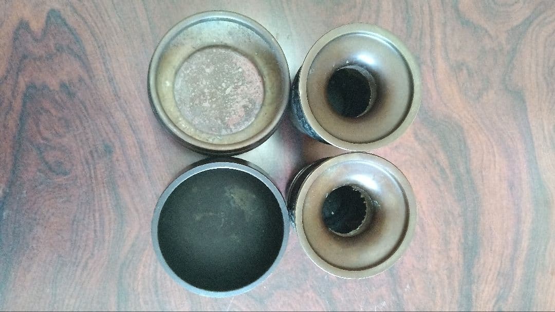 ブロンズ製骨董仏具12点セット