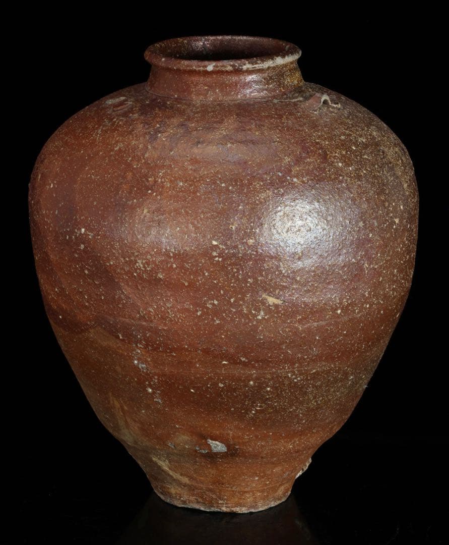 古陶 耳付 大壺 焼締 大型42cm 飾壺 時代壺 古壺 民藝 古美術 骨董品
