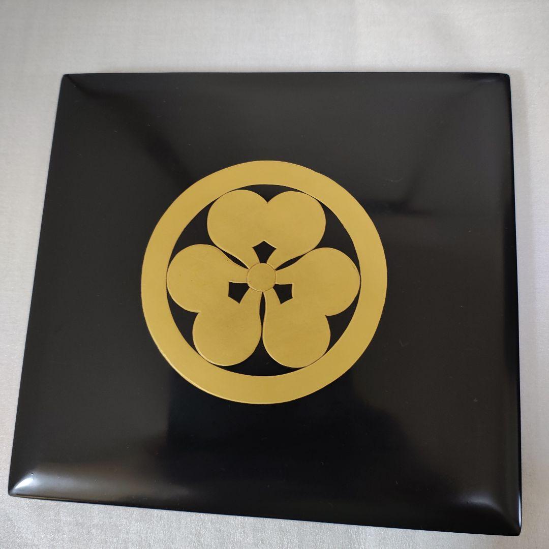 輪島塗　五段重箱　台付