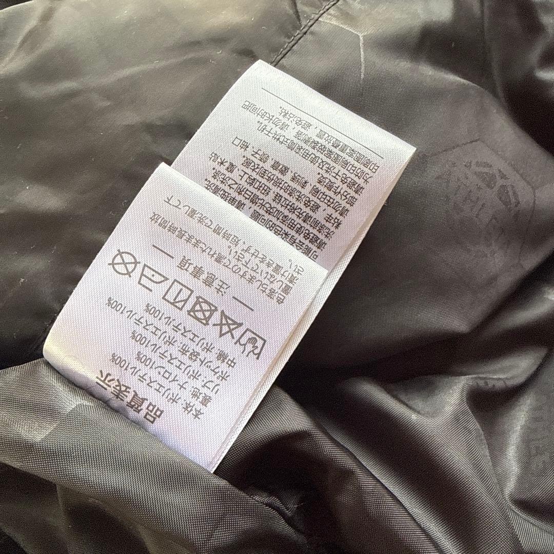 ATHLETA フード付き ブラックダウンコート