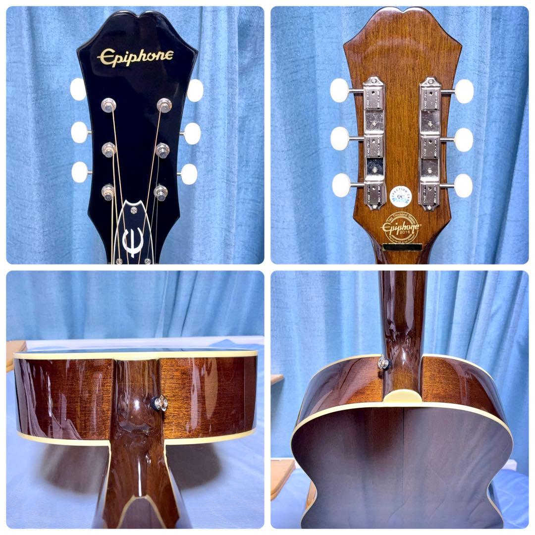 【牛骨★ギブソン直系】エピフォン☆EJ-45！オレンジ！【弾き易く調整☆新品弦】