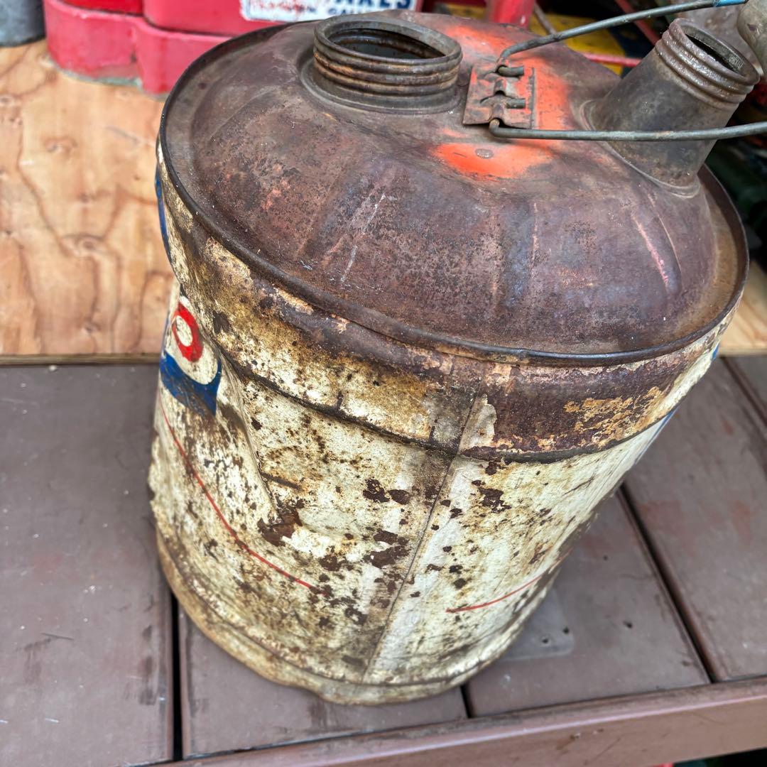 USA VINTAGE SOHIO 5ガロン缶 ジャンク！