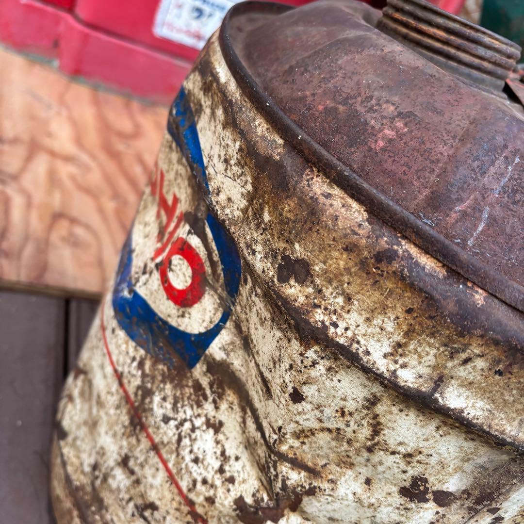 USA VINTAGE SOHIO 5ガロン缶 ジャンク！