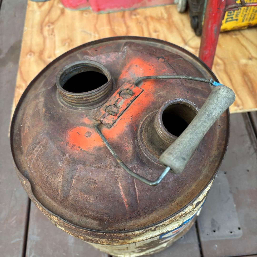 USA VINTAGE SOHIO 5ガロン缶 ジャンク！