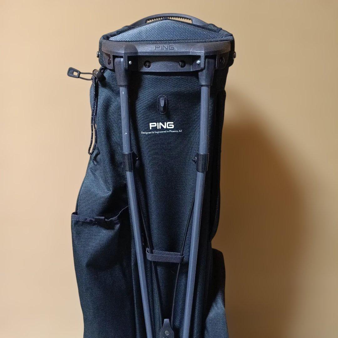 PING 4 SERIES スタンドバッグ ブラック