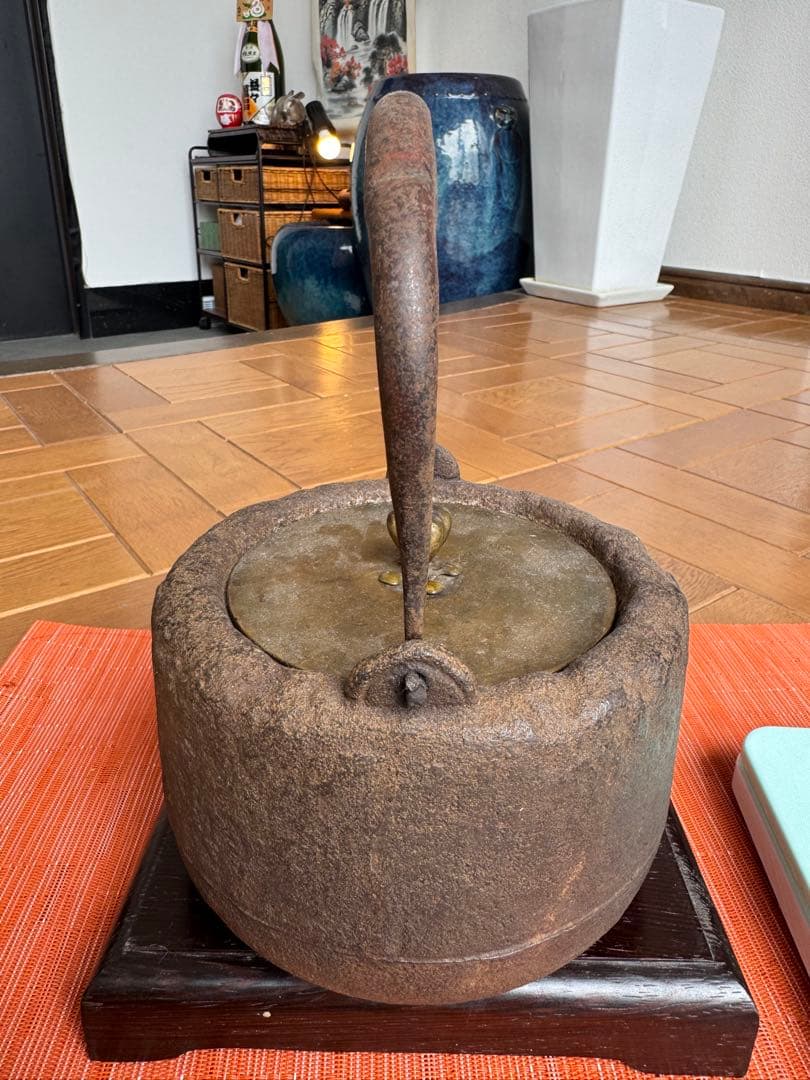 鉄瓶 高さ23cm 水漏れなし