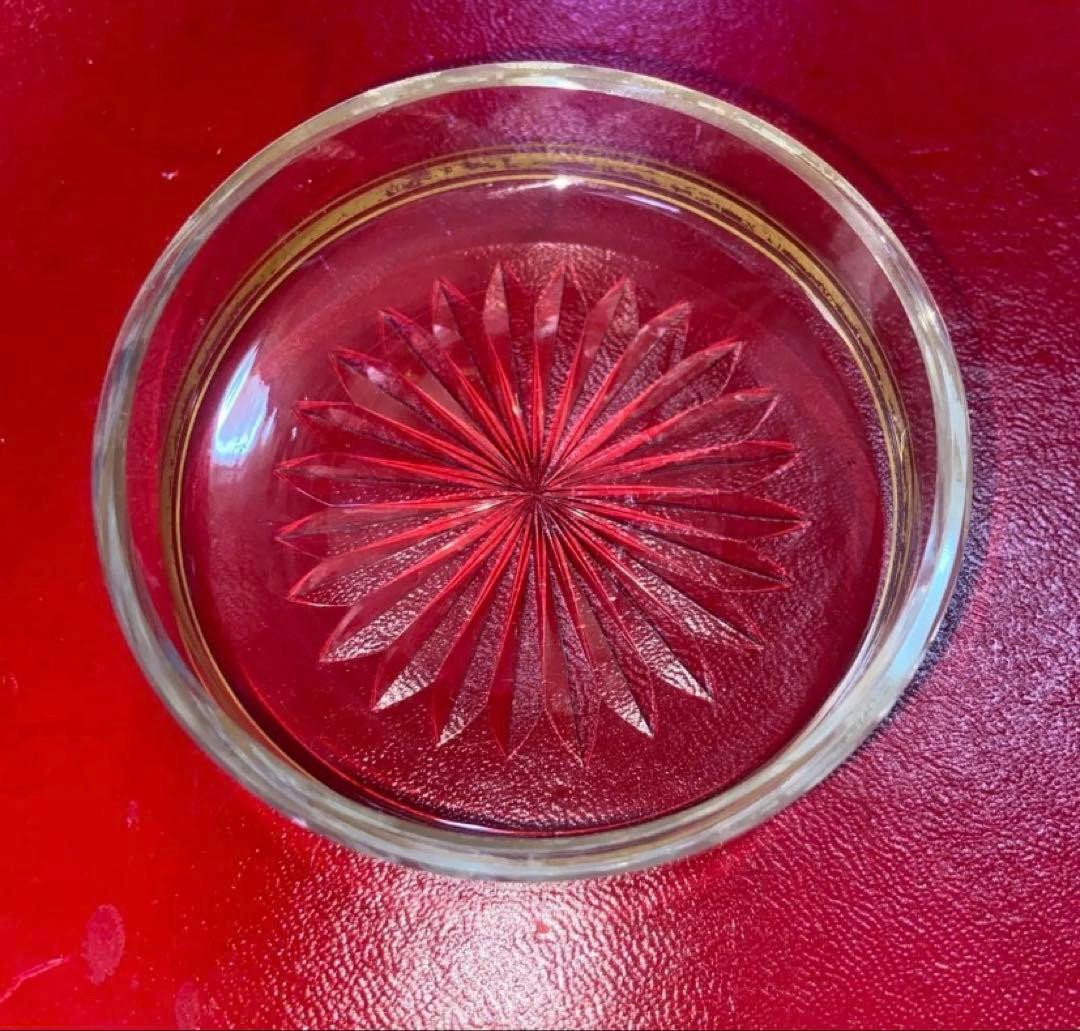 バカラ ナンシー　金縁装飾　容器　物入れ　Baccarat