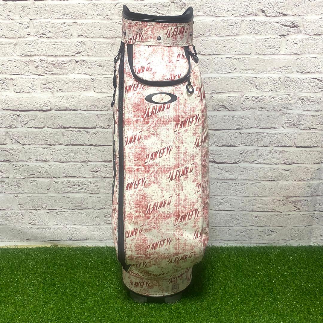 オークリー OAKLEY キャディバッグ フードなし 赤 ホワイト