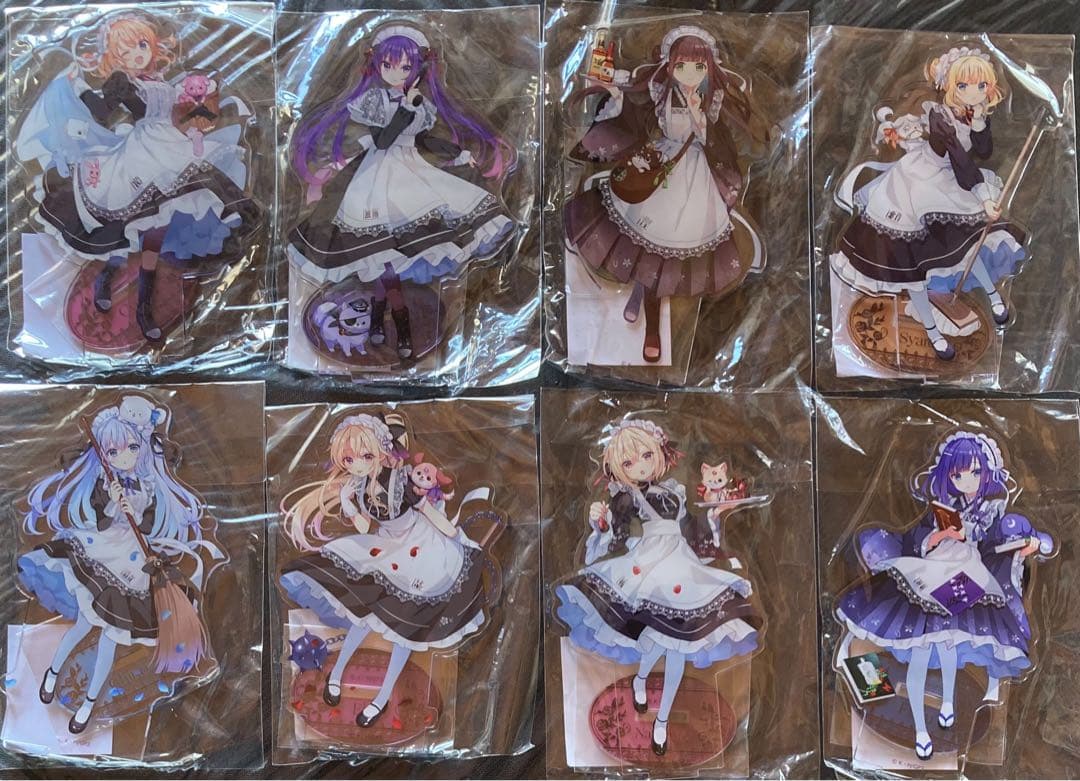 ごちうさ　アクリルスタンドセット　Maid by Rabbits ver