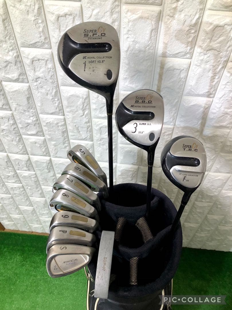 初心者おすすめ☆ロイヤルコレクション男性用☆マンシングウェア製バッグ付☆特典有り