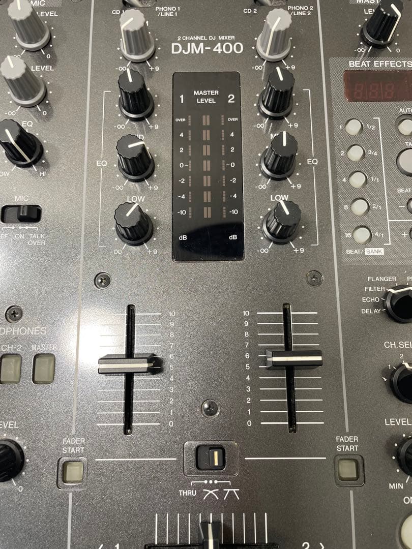 pioneer dj パイオニア　DJM-400 フェーダー内部メンテナンス
