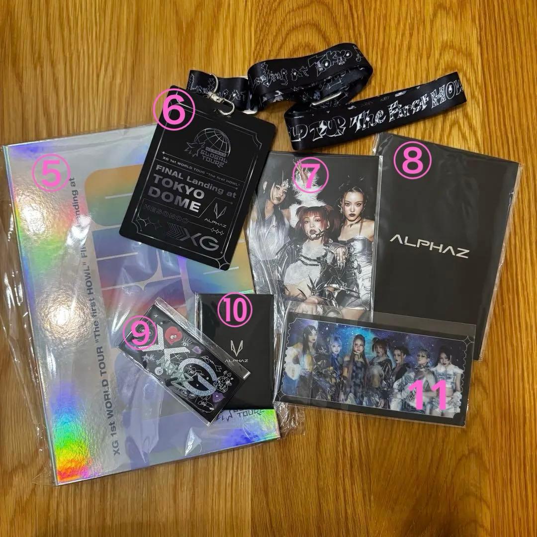 XG グロパ グッズ 東京ドーム公演 トレカ付き 会場限定