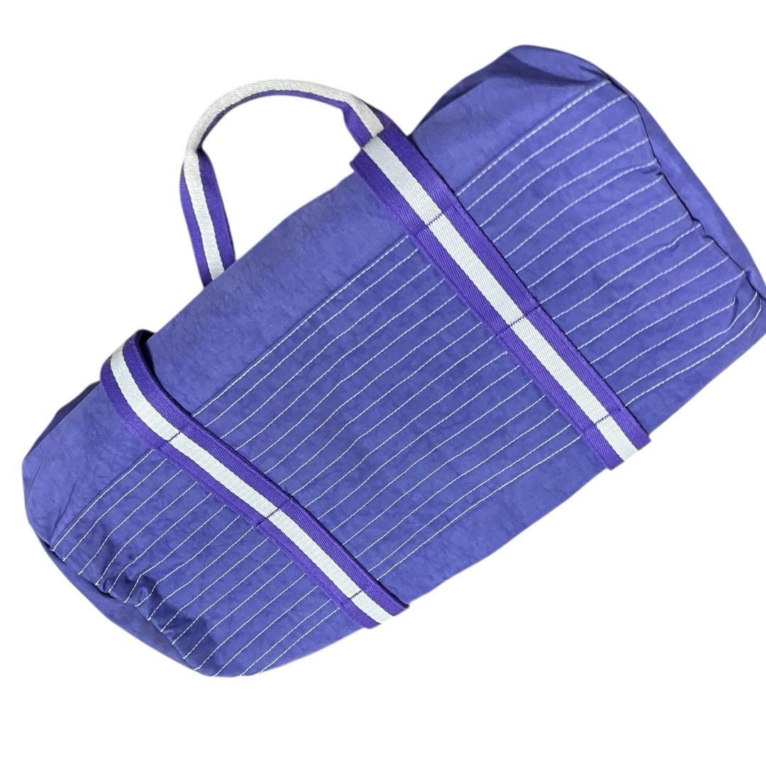 【新品同様】 Fairtex フェアテックス ジムバック bag9 紫 ドラム