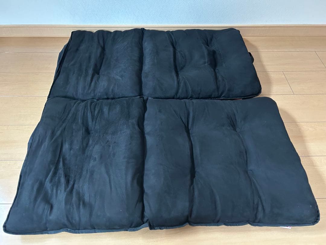 GROUSEグラウス　チェアクッション 　 ブラック×2セット