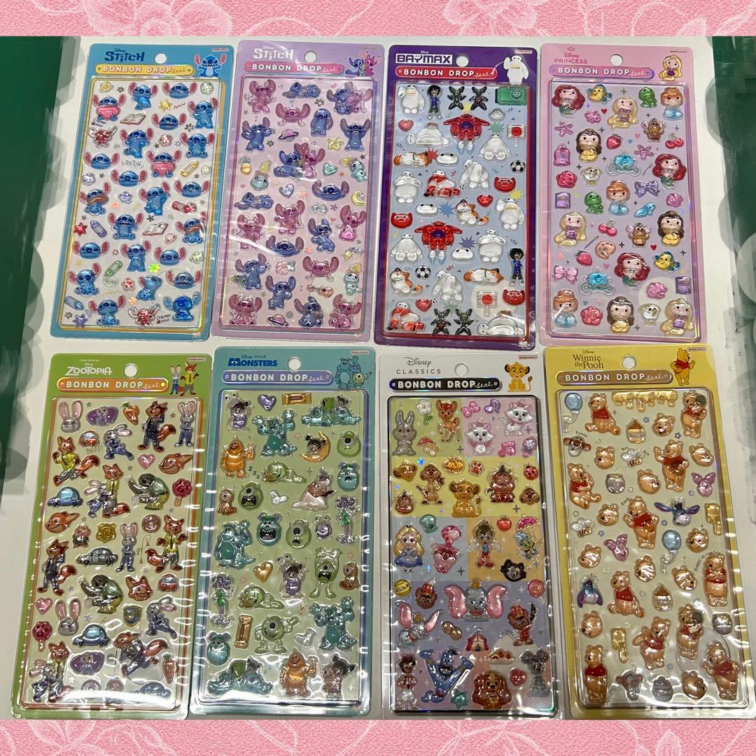 国内正規品 ディズニー ボンボンドロップシール 第2弾 8種セット ⑨