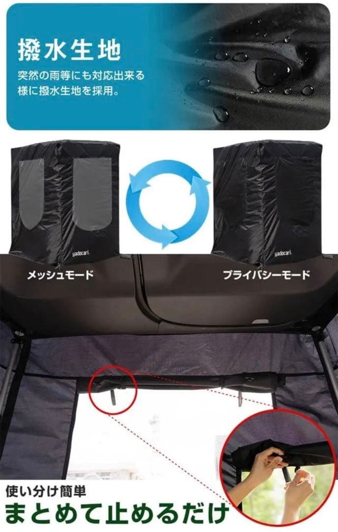 【数量限定】トランクゲートテント 新品未使用