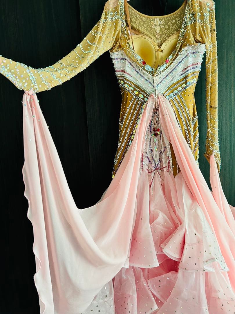 社交ダンスドレス ピンク 66