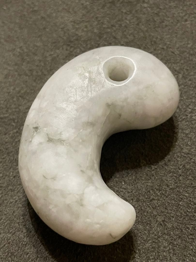 高品質　古墳期　糸魚川翡翠勾玉　結晶質　出土品　大型