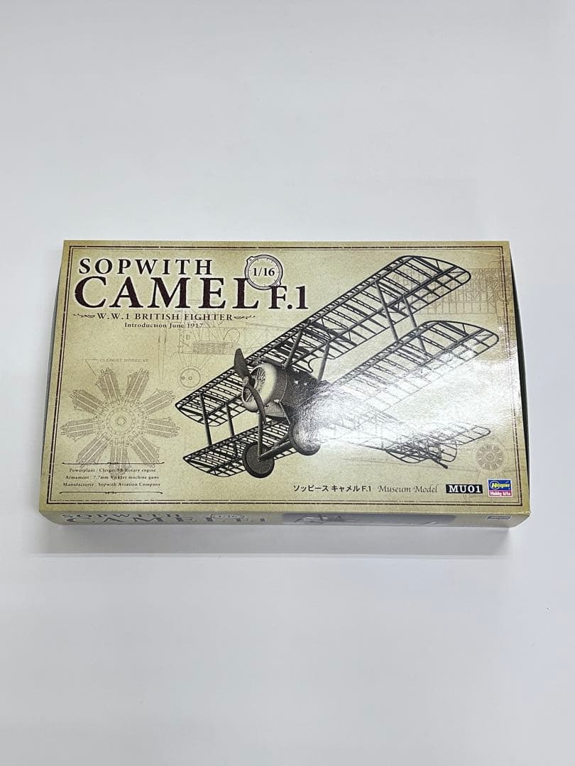 ハセガワ 1/16 イギリス空軍 ソッピース キャメル F.1 MU01