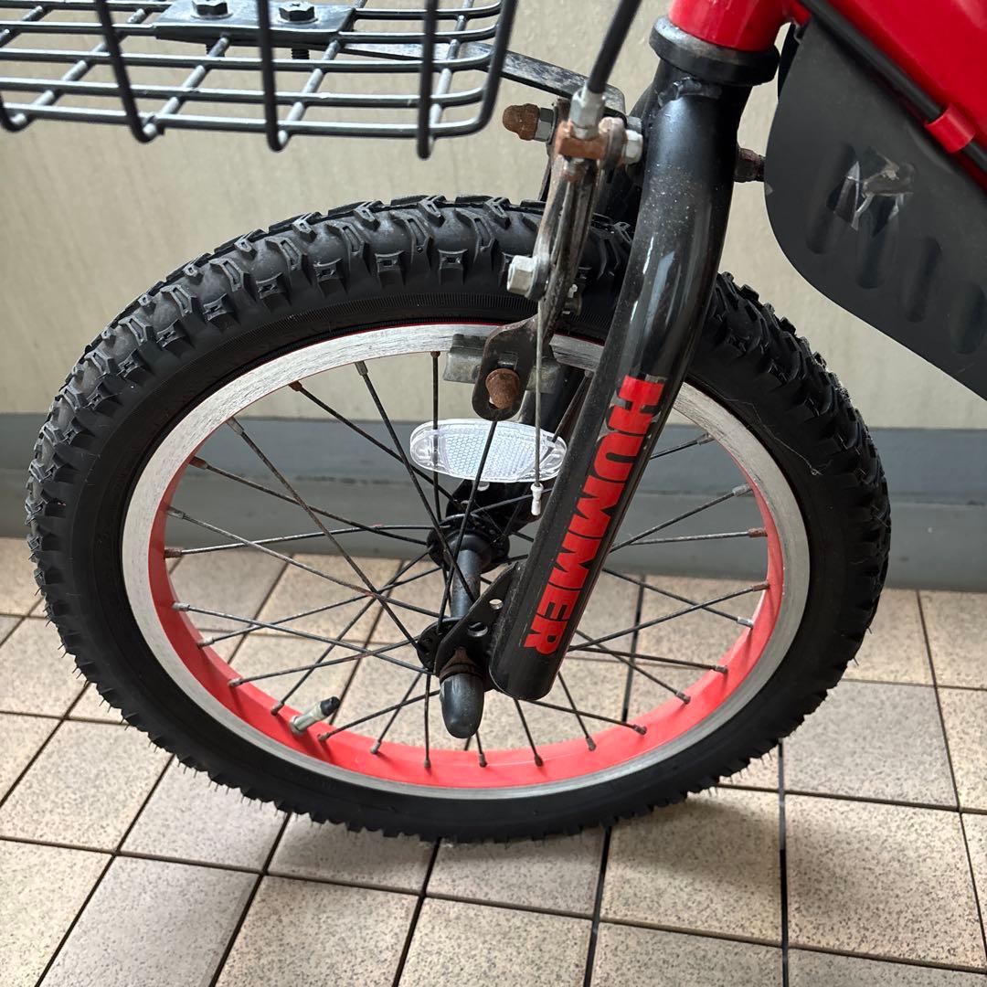 【限界割引価格】ハマーHUMMER子供用幼児用自転車　赤色