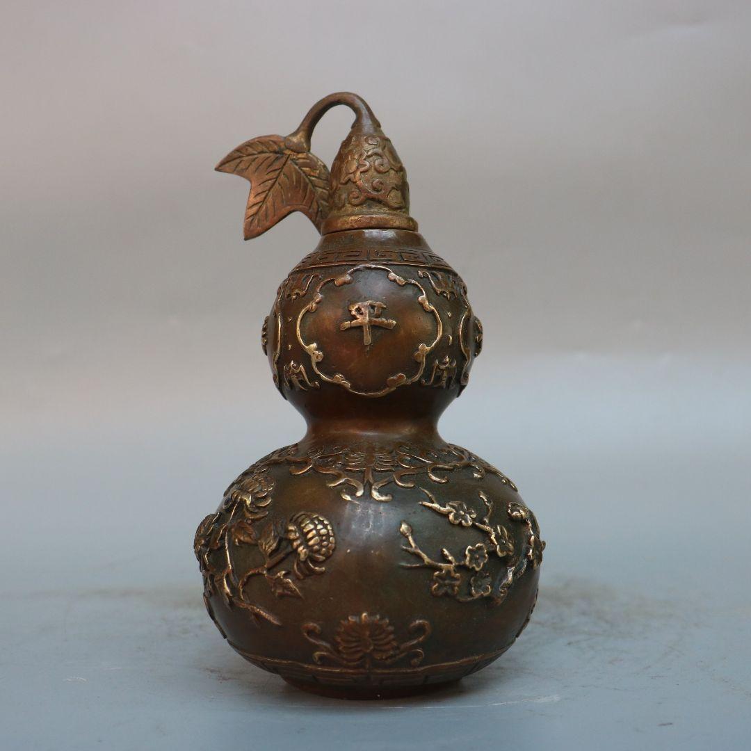 四季が平安瓢箪 装飾品 工芸品 美術品 置物