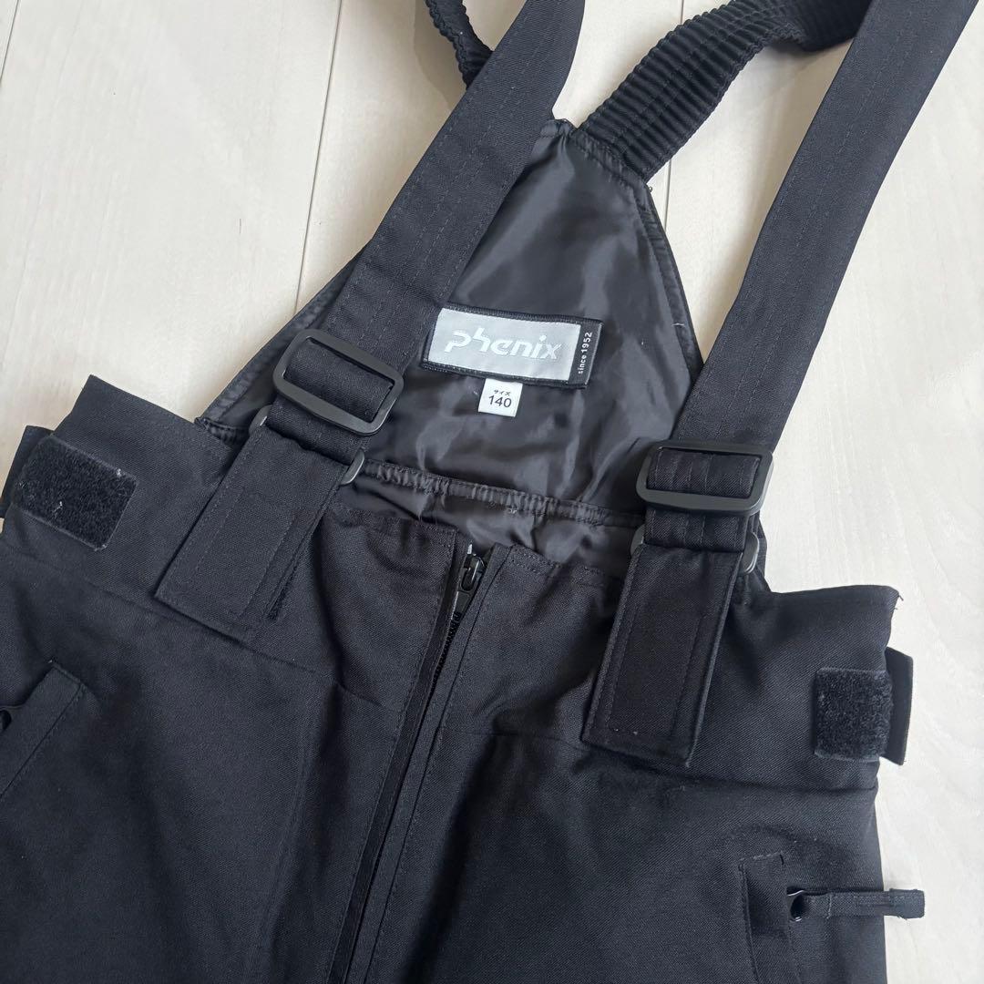 フェニックス ジュニアスキーウェア上下 140 カモフラ 迷彩 ブラック