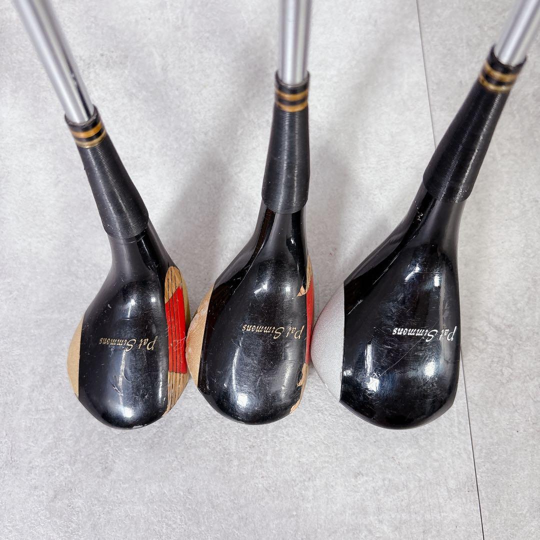 V972 希少 タイガーシャーク パーシモン フェアウェイウッド 3本 セット