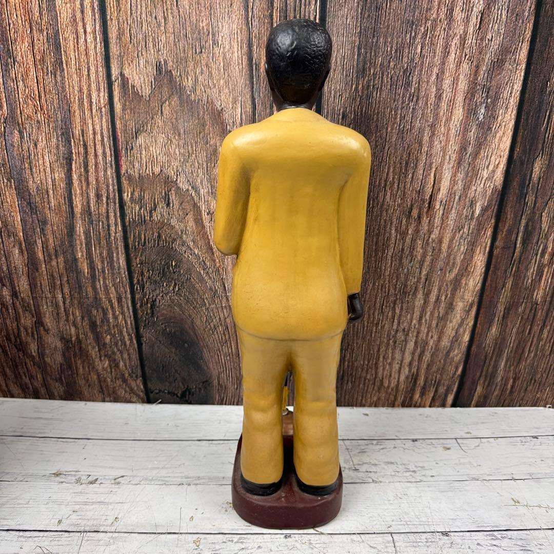 ジャズバンド 置物 黒人バンド 陶器 JAZZ 黒人楽団 6体まとめ