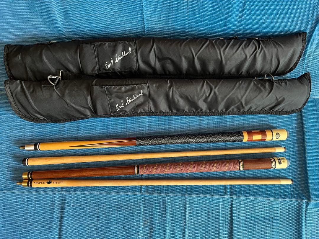 Crest&MinnesotaFatsClassicビリヤードキュー2本セット