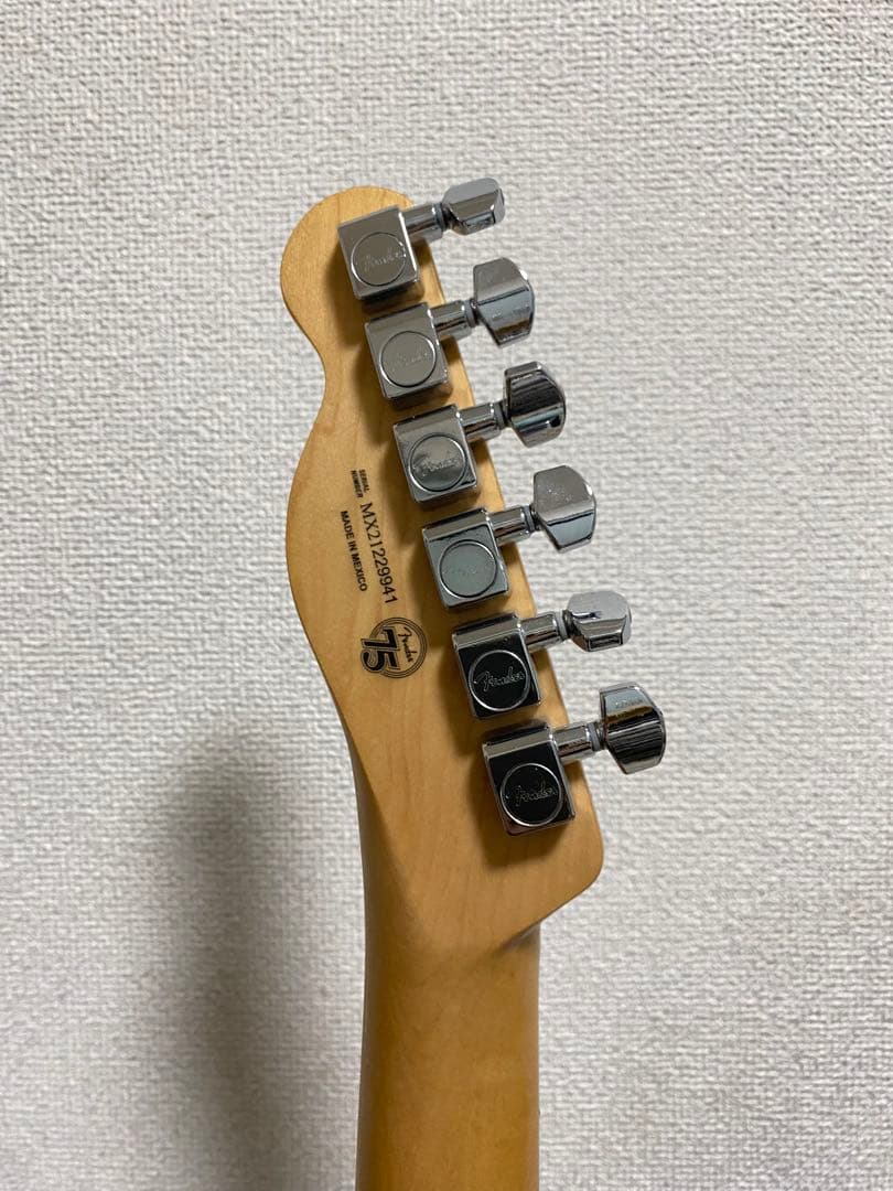 フェンダーテレキャスター 75th Anniv. バタースコッチ　ケース付き