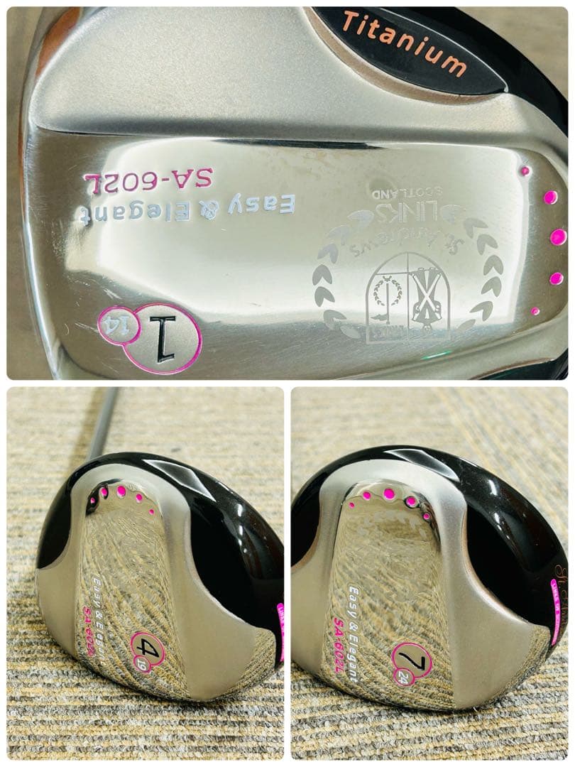【美品】St.Andrews SA-602L レディース 8本 ハーフセット