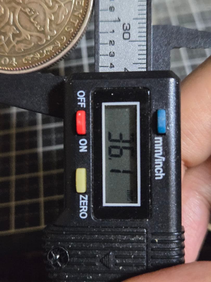 1ドル 1904年 エドワード7世 銀貨 海峡 トーン イギリス古銭