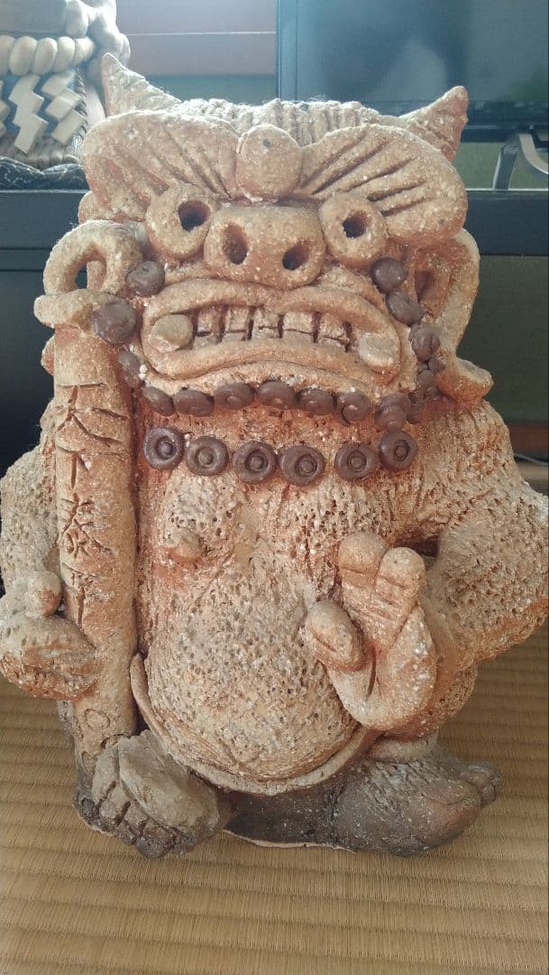 信楽焼 鬼に金棒