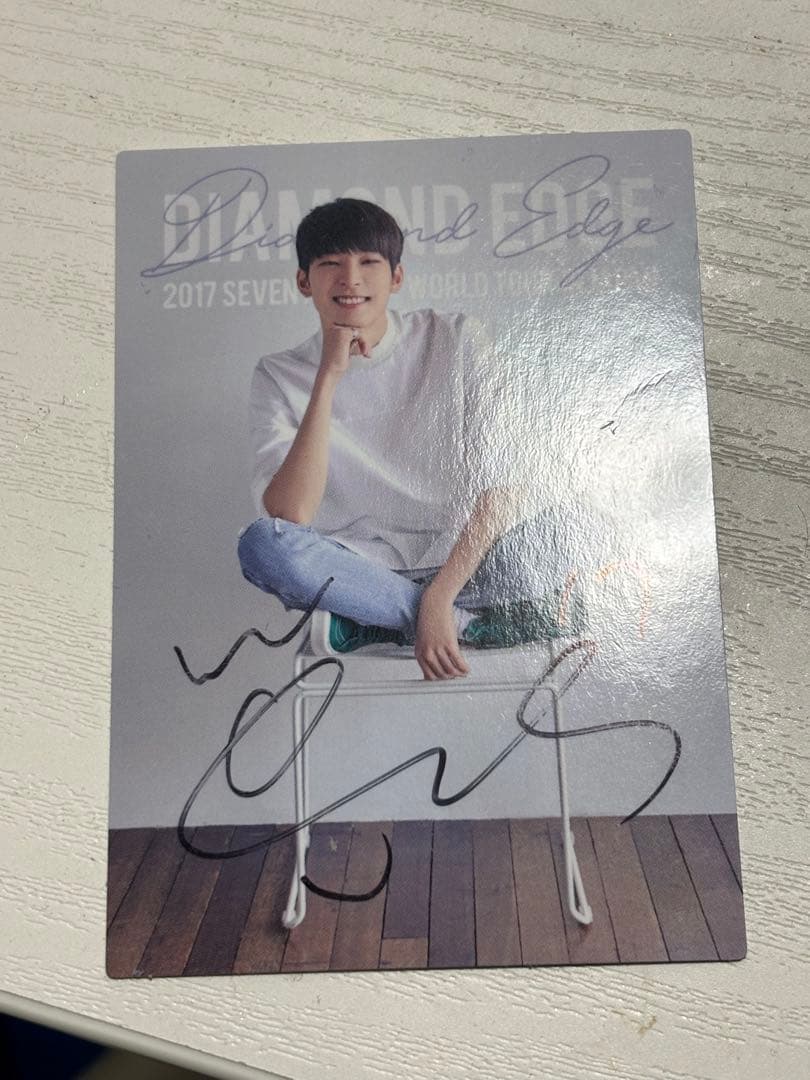 SEVENTEEN DIAMOND EDGE 直筆サイン入りチェキ