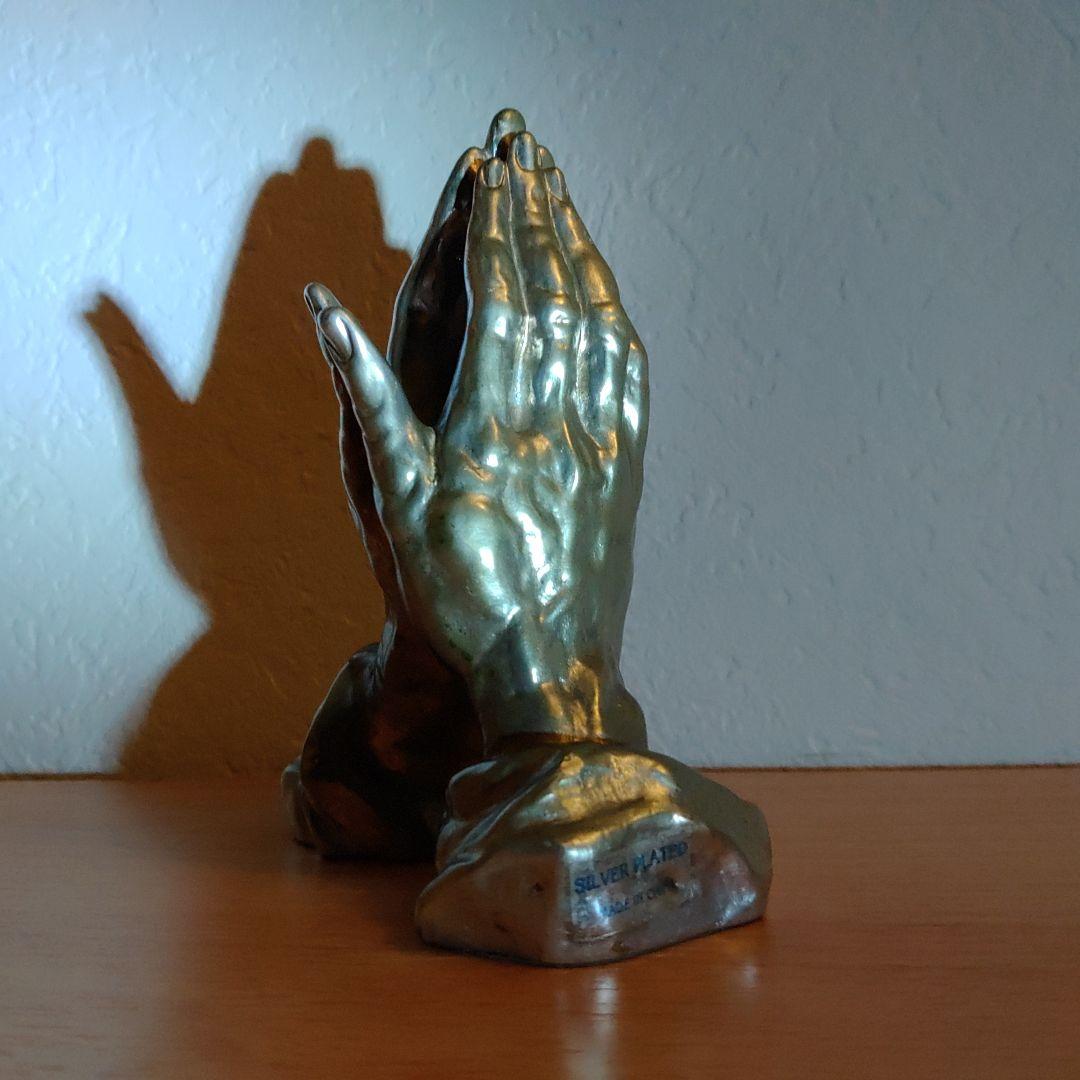 祈りの手 プレイハンド インテリア置物 アンティーク調