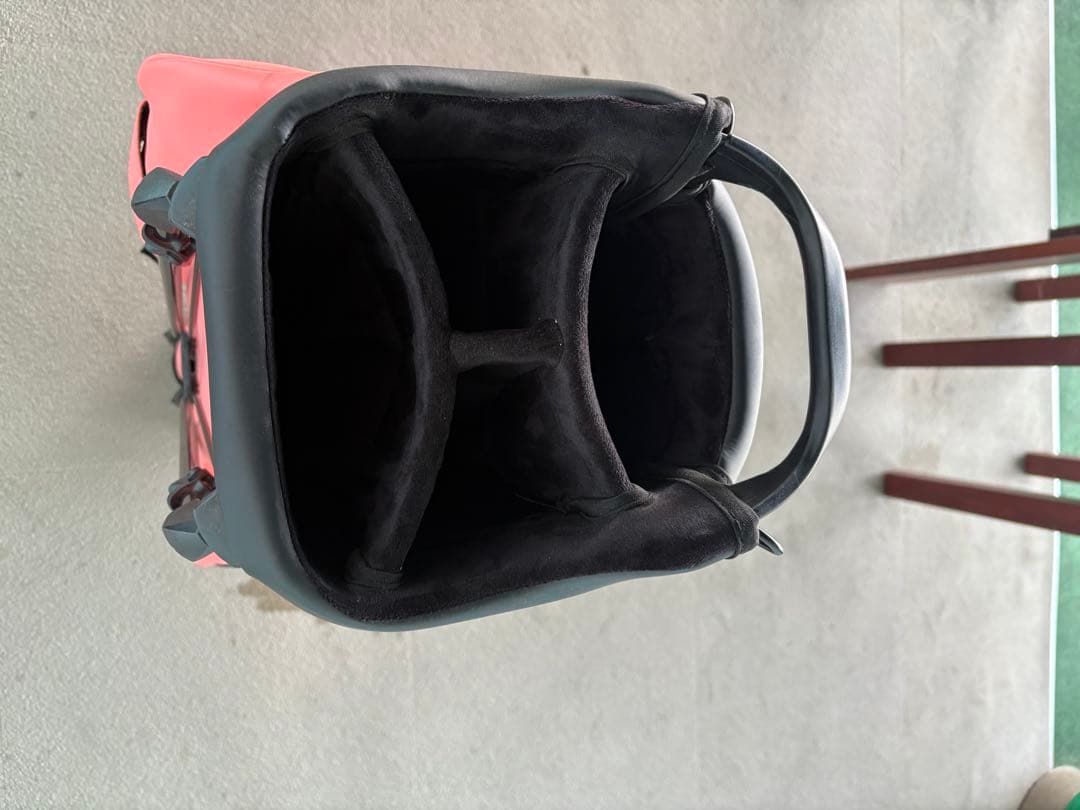 babu-uuuumonzee モンジーキャディバッグ　サーモンピンク