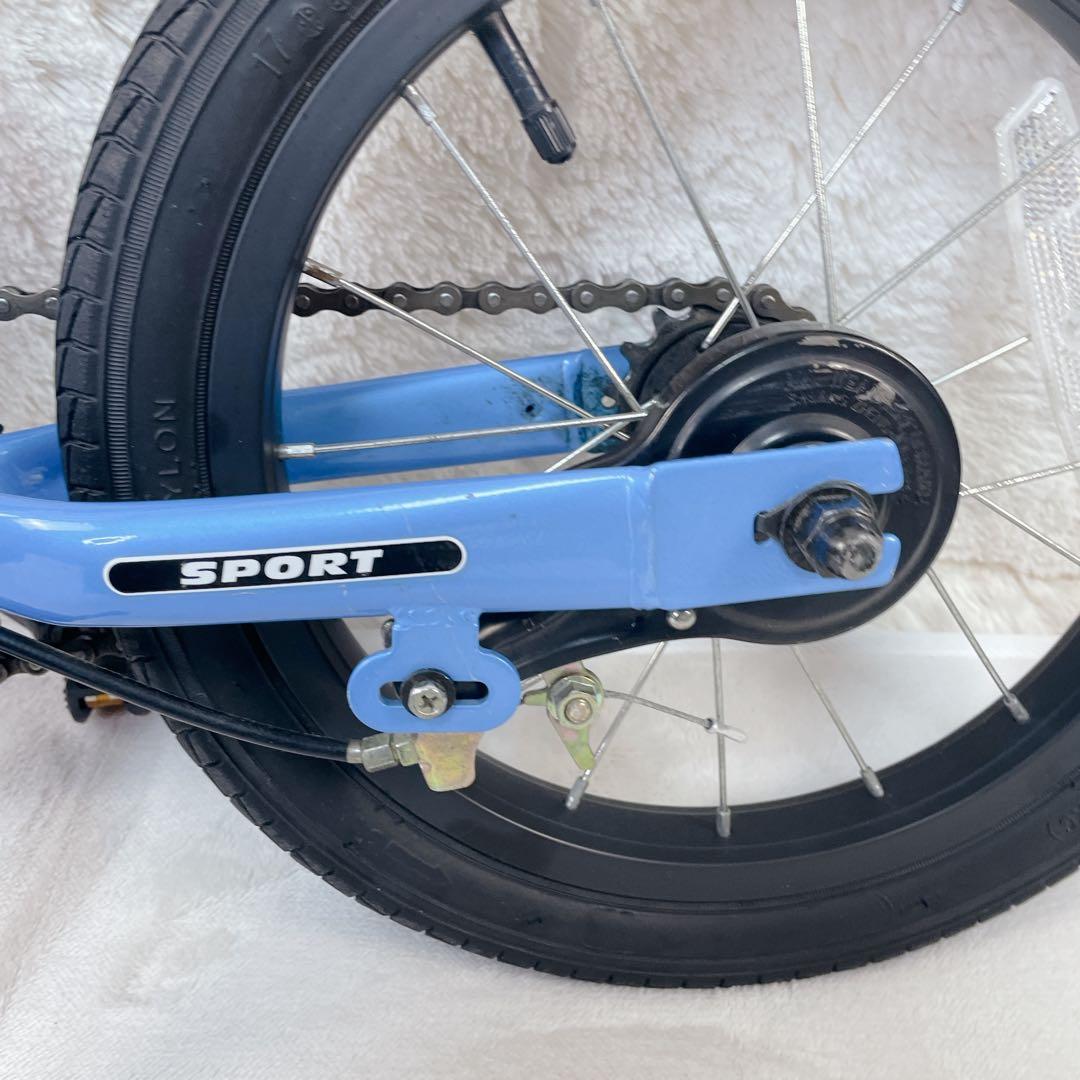 ✨美品✨ストライダー 14x　ブルー　 キックスタンド装備 変身バイク