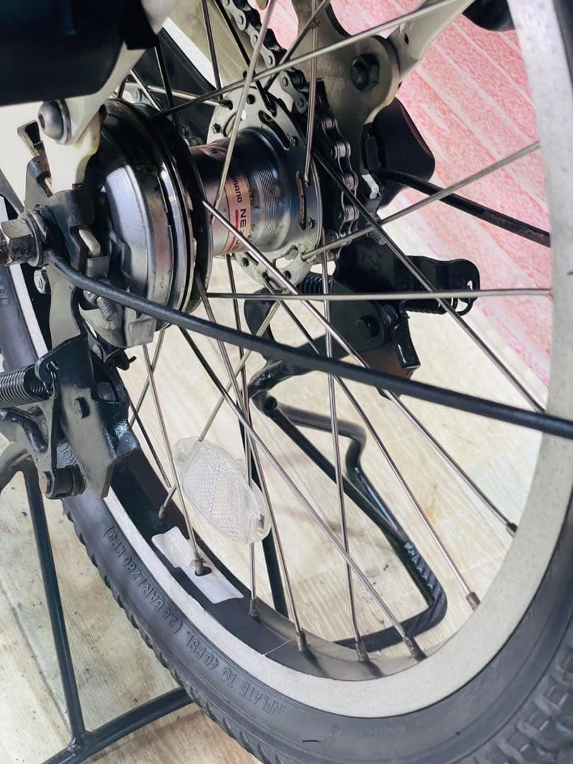 K2451 電動自転車ブリヂストン ビッケ 子供乗せ 20インチ ホワイト