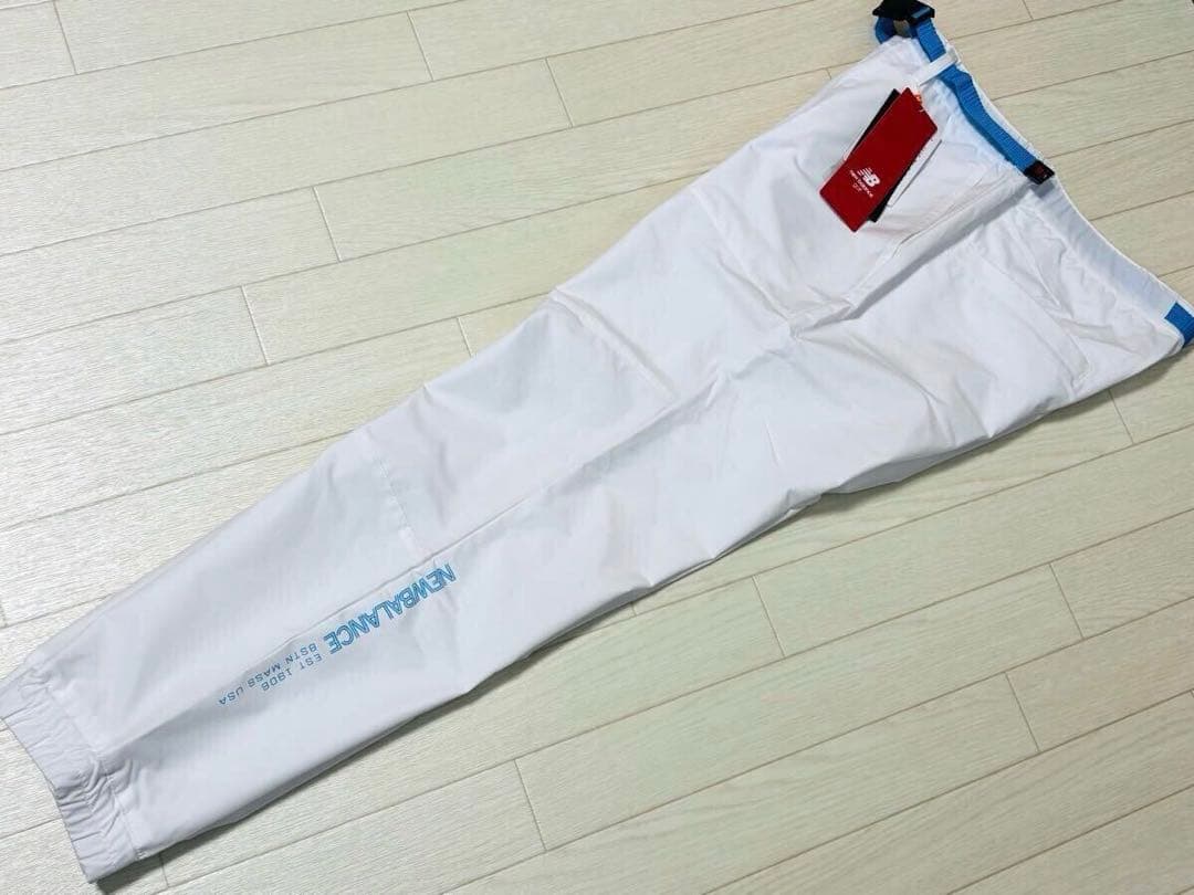 【New Balance】ベルト付 吸汗速乾ストレッチテーパード ジョガーパンツ