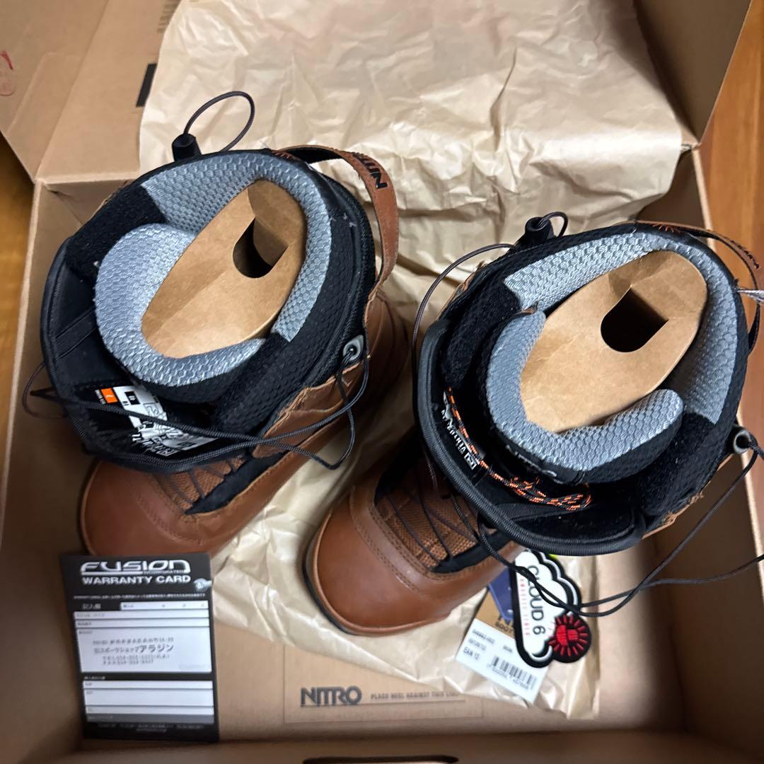 社畜。注意プロフ確認NITRO ナイトロ　スノーボードブーツ ブラウン