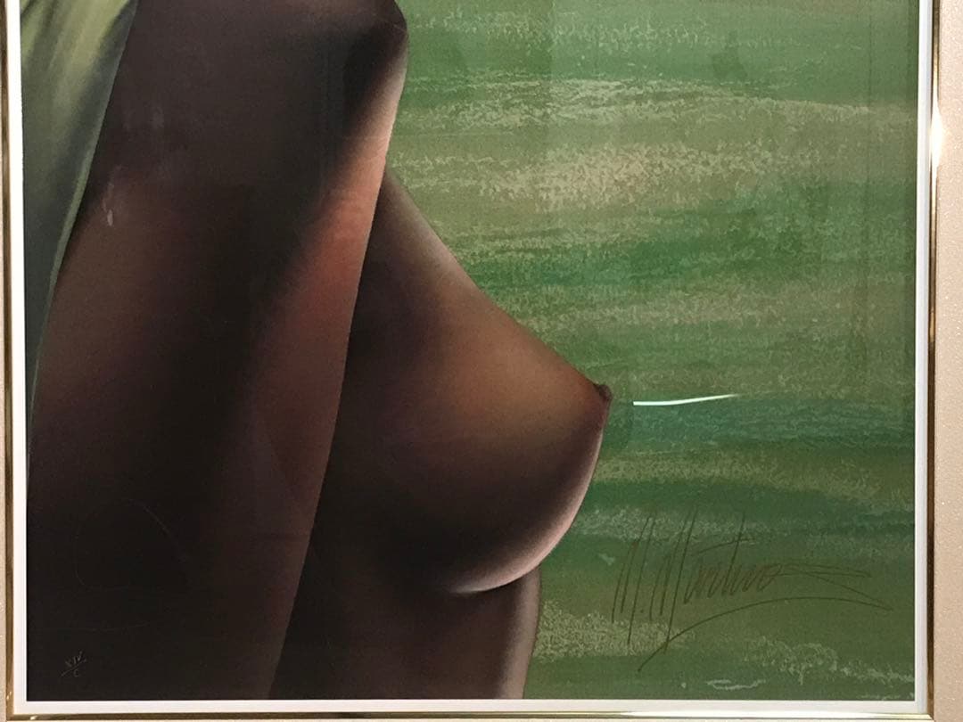 マーティロ・マヌキャン　「春」　シルクスクリーン　直筆サイン・エディション有り