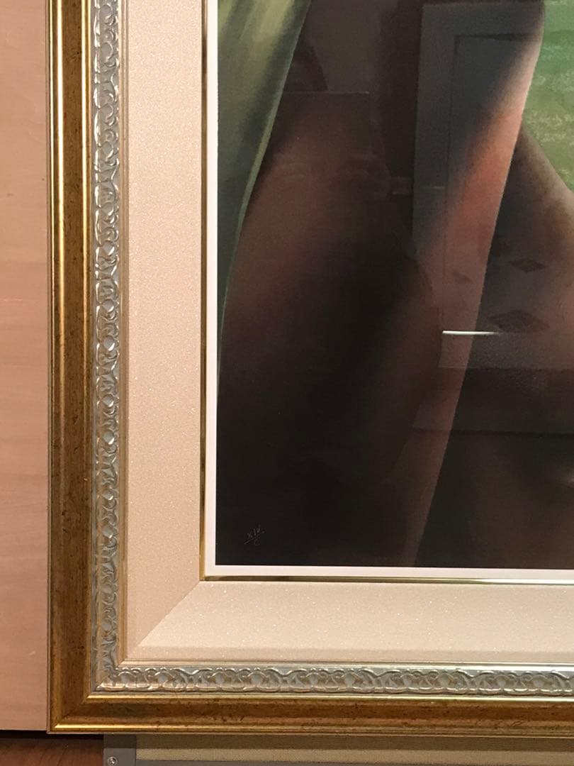 マーティロ・マヌキャン　「春」　シルクスクリーン　直筆サイン・エディション有り