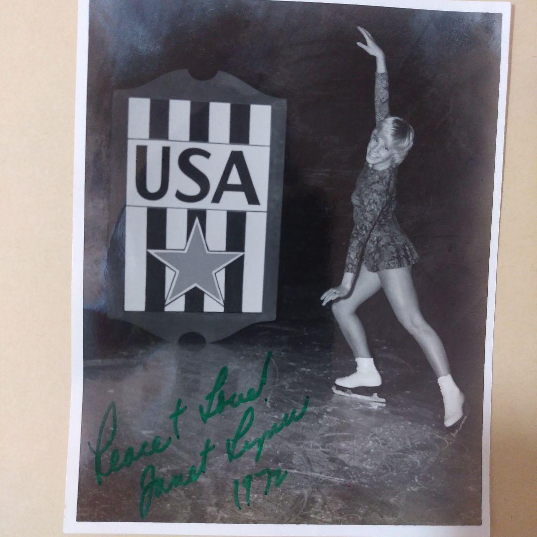 ジャネット・リンのサイン入り写真